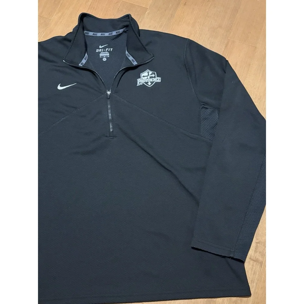 Providence College Friars Nike 1/4 Zip Dri Fit Black XL NCAA Hockey Basketball